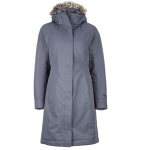 Marmot Chelsea Waterproof Down 700 very warm coat. Runs a bit small. Still LK.